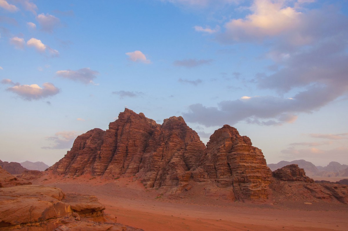 Wadi Rum desert, Giordania